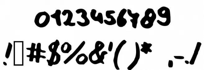 Kayleigh Font OTHER CHARS