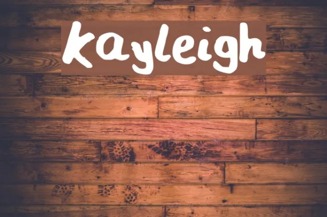 Kayleigh Example 2
