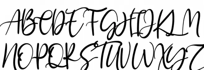 Kayliee Mightness Schriftart Groß