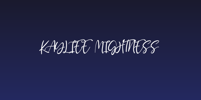 Kayliee Mightness Social Header