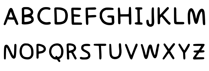 Kaylins Note Font Regular Font UPPERCASE