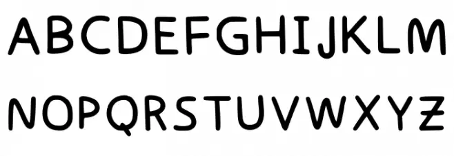 Kaylins Note Font Regular Schriftart Groß