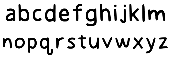 Kaylins Note Font Regular Font LOWERCASE