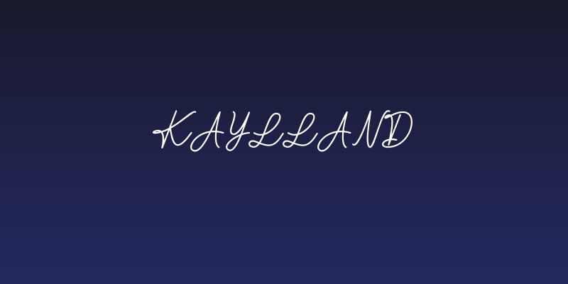 Kaylland Social Header