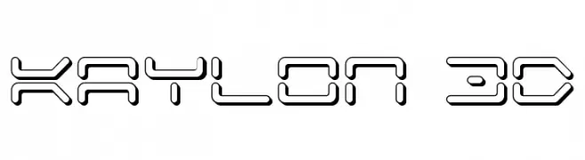 Kaylon 3D  Free Fonts Download