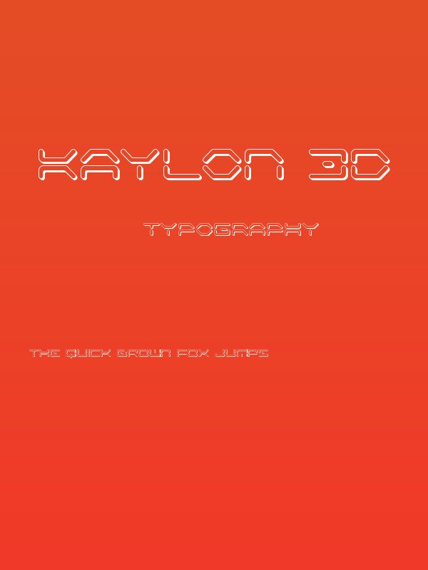 Kaylon 3D Poster