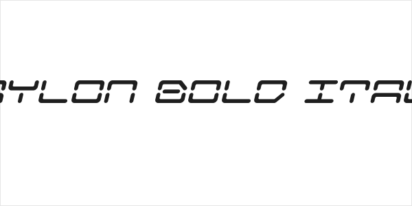 Kaylon Bold Italic Logo