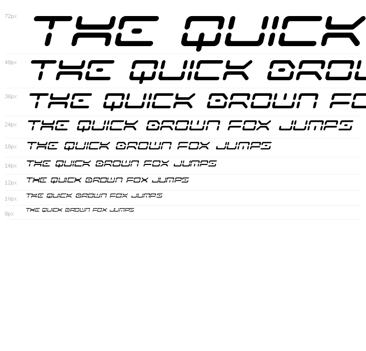 Kaylon Bold Italic Waterfall