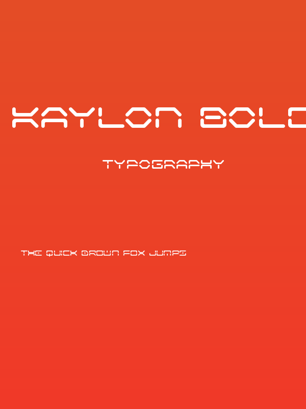 Kaylon Bold Poster
