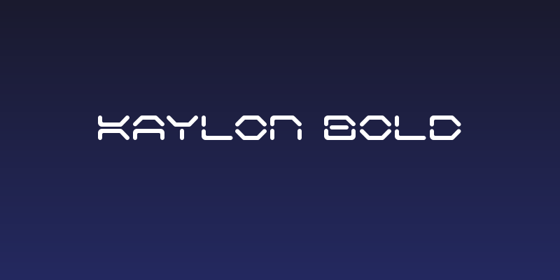 Kaylon Bold Social Header