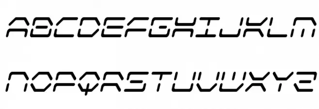 Kaylon Condensed Italic Шрифта ВЕРХНИЙ