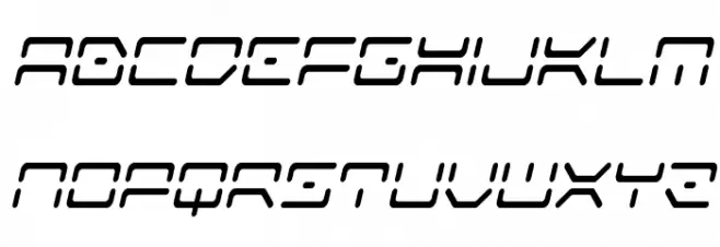 Kaylon Condensed Italic خط أحرف صغيرة