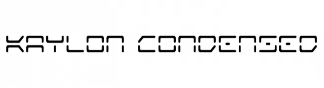 Kaylon Condensed  Frei Schriftart Herunterladen
