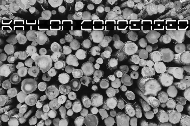 Kaylon Condensed Font examples