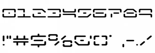 Kaylon Expanded Font OTHER CHARS