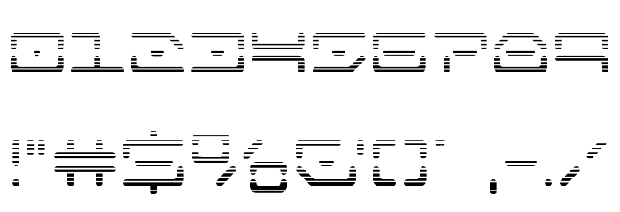 Kaylon Gradient Font OTHER CHARS