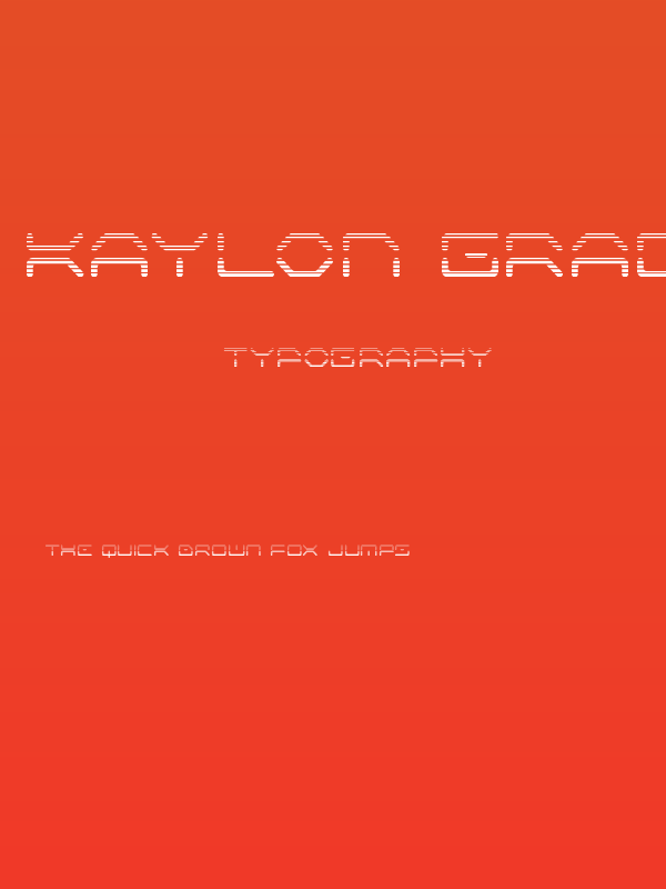 Kaylon Gradient Poster