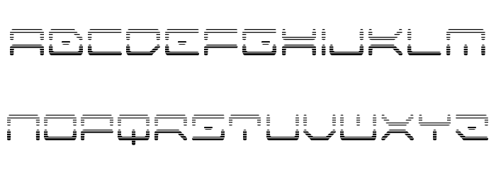 Kaylon Gradient Font LOWERCASE