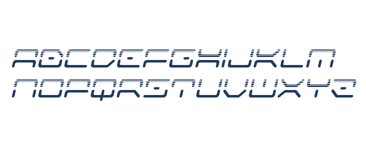 Kaylon Halftone Italic Lowercase