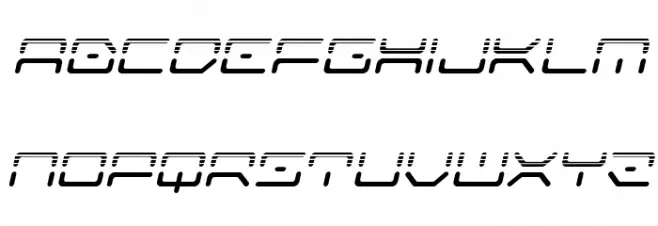Kaylon Halftone Italic Fuentes MINÚSCULAS