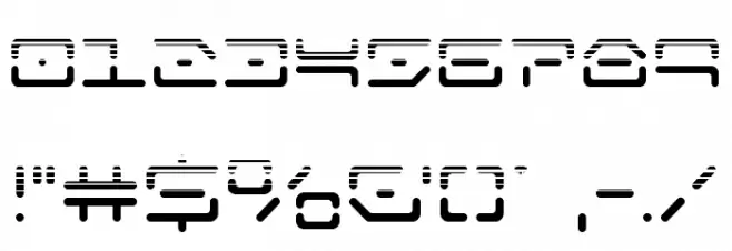 Kaylon Halftone Font OTHER CHARS