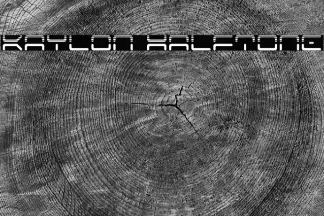 Kaylon Halftone Font examples