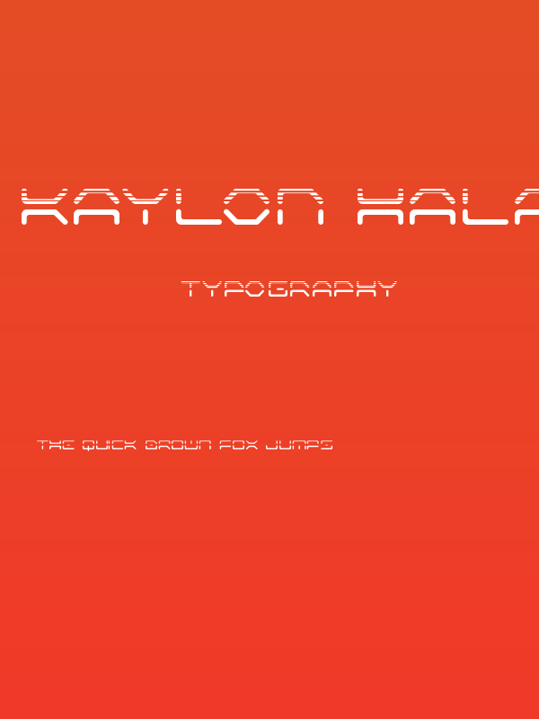 Kaylon Halftone Poster