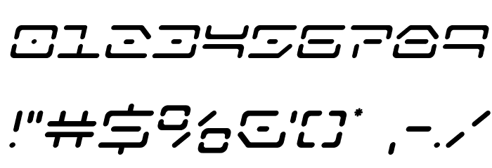 Kaylon Italic Font OTHER CHARS