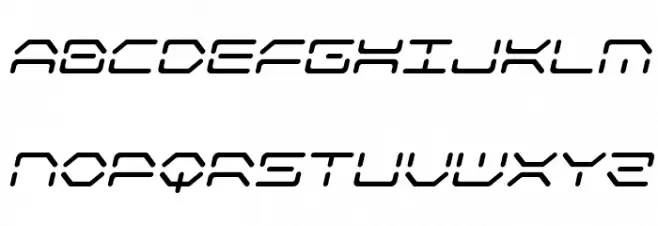 Kaylon Italic Font Litere mari