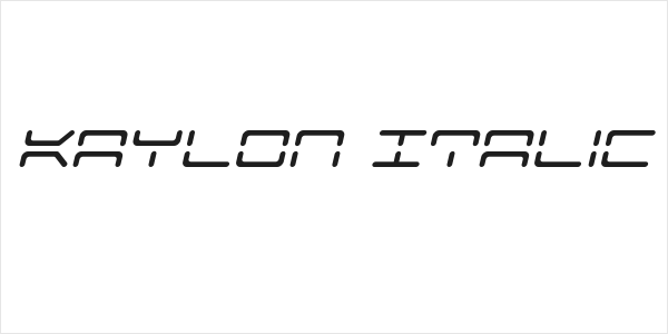 Kaylon Italic Logo