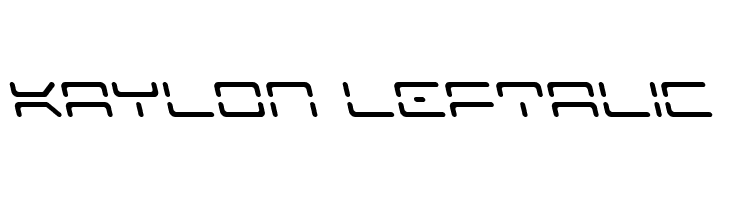 Kaylon Leftalic  Free Fonts Download