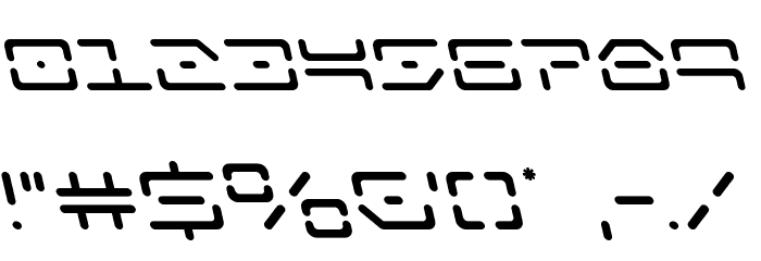 Kaylon Leftalic Font OTHER CHARS