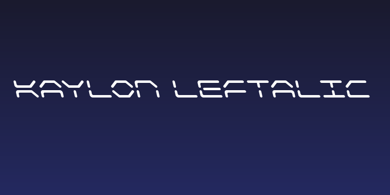 Kaylon Leftalic Social Header