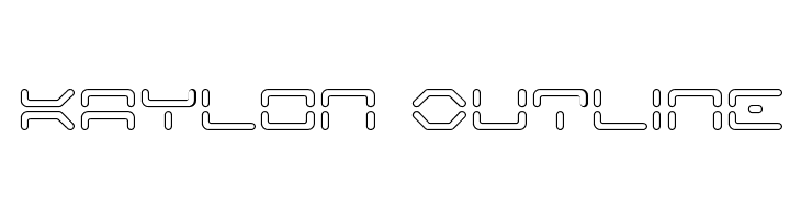 Kaylon Outline  Frei Schriftart Herunterladen