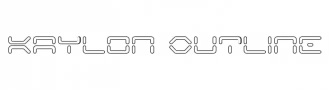 Kaylon Outline  Frei Schriftart Herunterladen