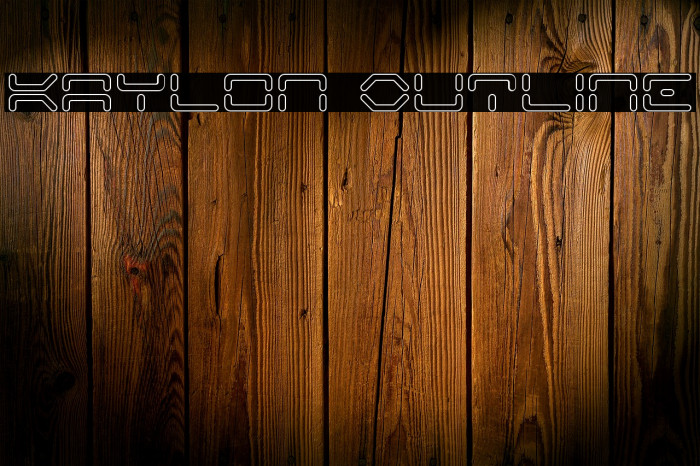 Kaylon Outline Font examples