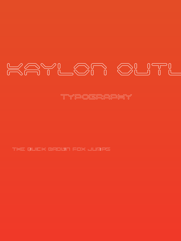 Kaylon Outline Poster