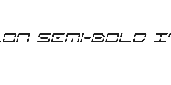 Kaylon Semi-Bold Italic Logo