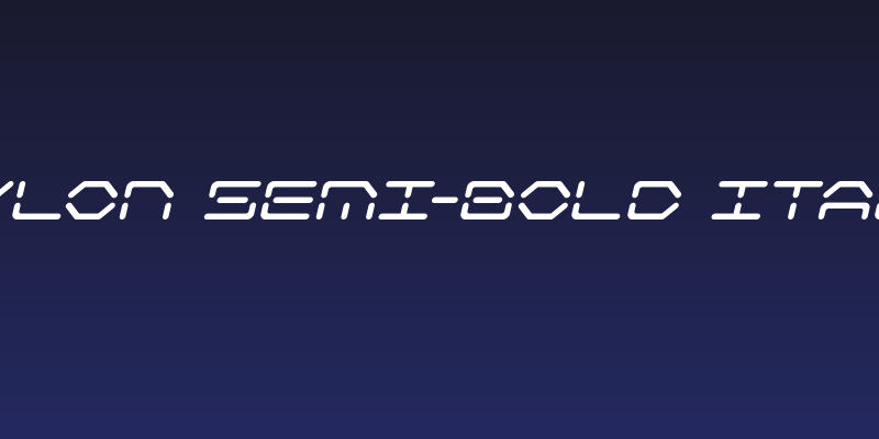 Kaylon Semi-Bold Italic Social Header