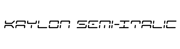 Kaylon Semi-Italic  नि: शुल्क फ़ॉन्ट्स डाउनलोड