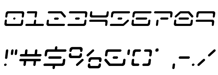 Kaylon Semi-Italic Font OTHER CHARS