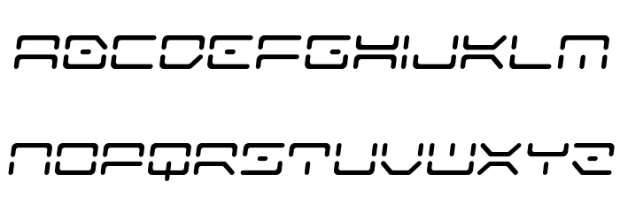 Kaylon Semi-Italic Font LOWERCASE