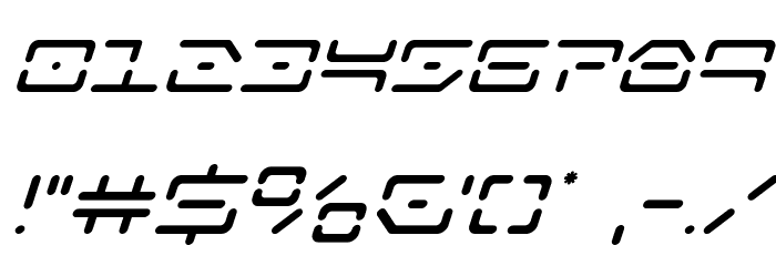 Kaylon Super-Italic Font OTHER CHARS