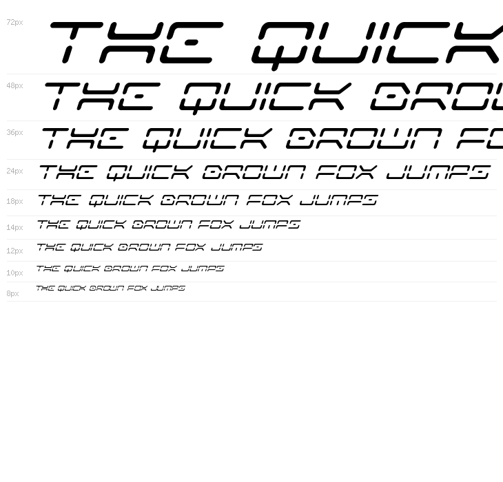 Kaylon Super-Italic Waterfall