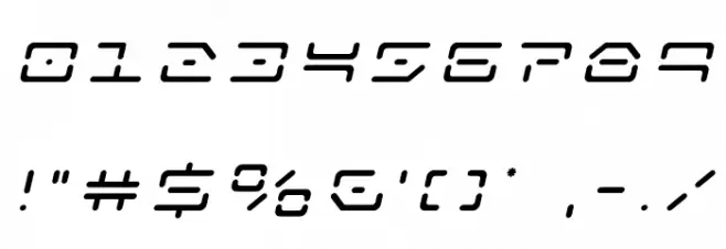 Kaylon Title Italic Font OTHER CHARS