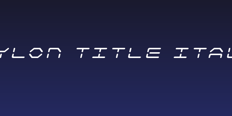 Kaylon Title Italic Social Header