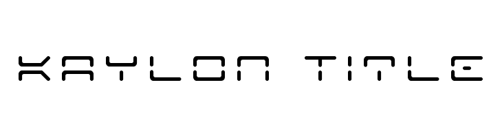 Kaylon Title  Descarca Fonturi Gratis