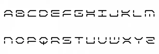 Kaylon Title フォント 大文字