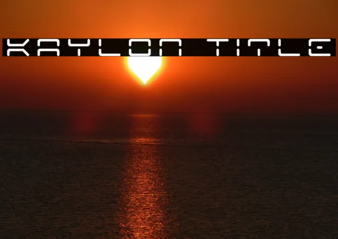 Kaylon Title Example 2
