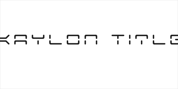 Kaylon Title Logo